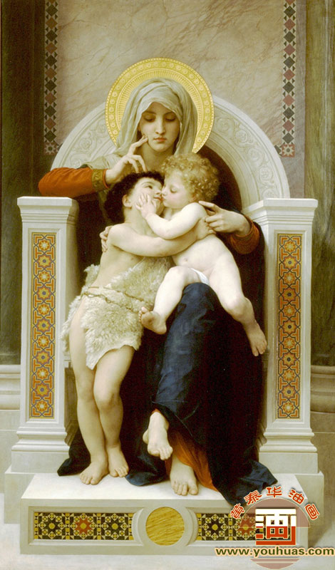 圣母玛利亚 耶稣与施洗者圣约翰