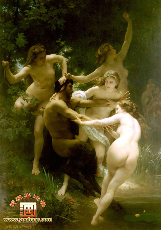 ̶ܽ_Nymphs and Satyr