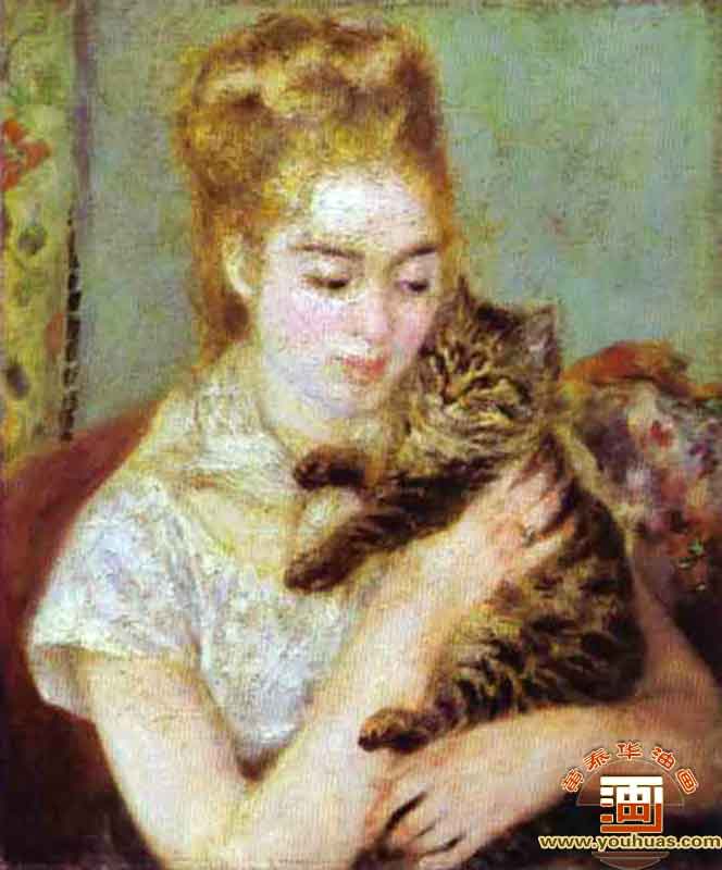 ŮèWoman with a Cat_ŵƷ 