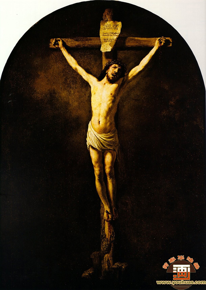 十字架上的基督_伦勃朗油画作品欣赏