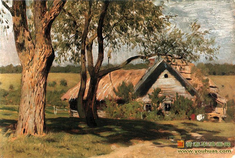 油画作品 国外著名画家作品欣赏 列维坦油画_伊萨克·伊里奇·列维坦