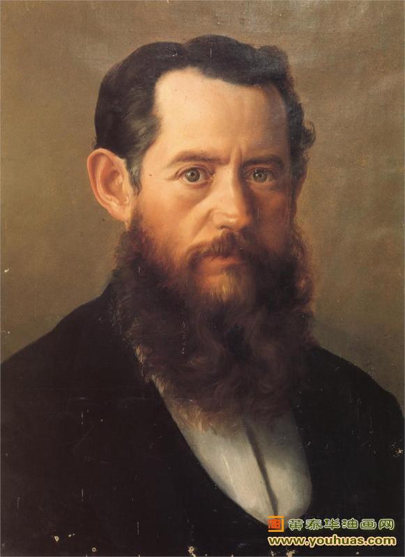 ​1875年自画像，若泽玛丽亚维拉斯科作品欣赏