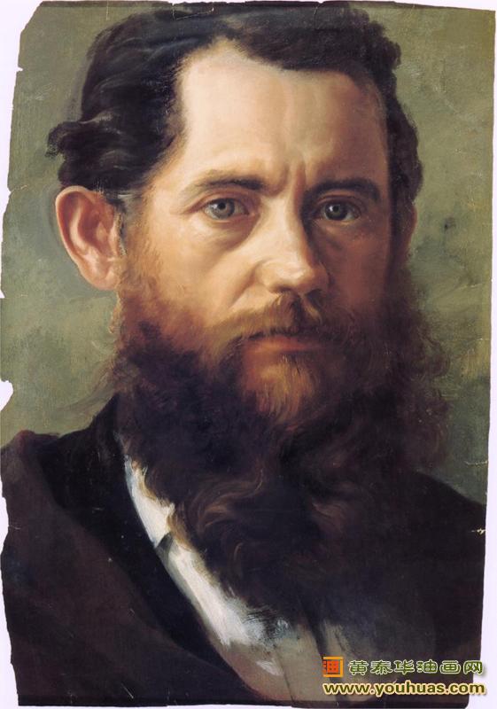 1864年自画像，若泽玛丽亚维拉斯科作品欣赏