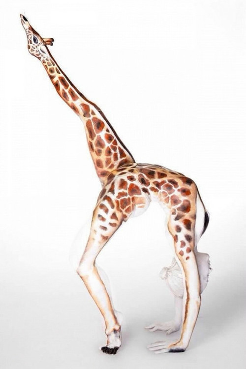 惊为天人的人体彩绘