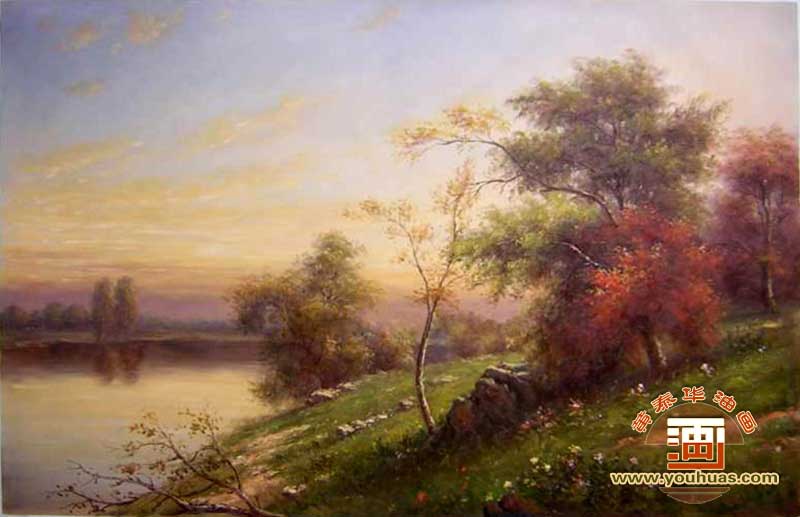 om8008欧美风景油画