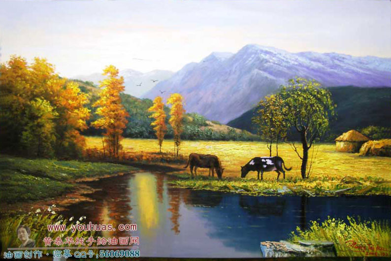 秋色原创风景油画2007年